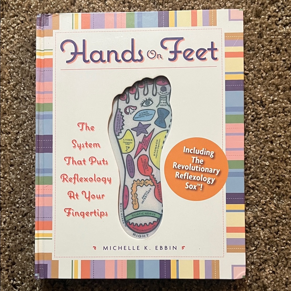 Hands On Feet Reflexology Book by Michelle K - Multicolor